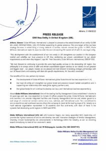 CR Edit GW press release for the new entity in UK 05.09.2022 final